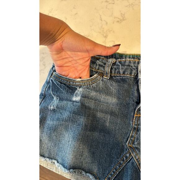 Billabong Juniors The Mini Denim Skirt Size 1 Y2K micro mini grunge no doubt - Picture 3 of 7